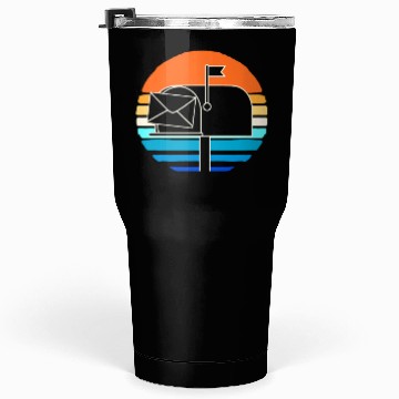 Discover Postal Worker Mailbox Postman Tumblers 30 Oz