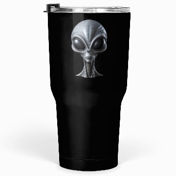 Discover Realistic Grey Alien Extraterrestrial Being Tumblers 30 Oz
