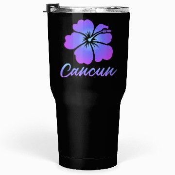 Discover Cancun Hibiscus Tumblers 30 Oz