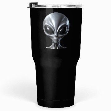 Discover Scary Small Grey Alien Extraterrestrial Tumblers 30 Oz