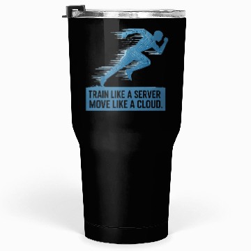 Discover Train Like A Server TransparentFixed Tumblers 30 Oz