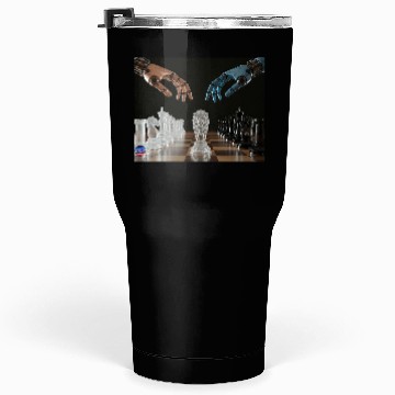 Discover Crystal Robotic Chess Clash Tumblers 30 Oz