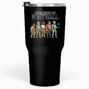 Discover Football Evolution Timeline for Draft and Game Day Tumblers 30 Oz