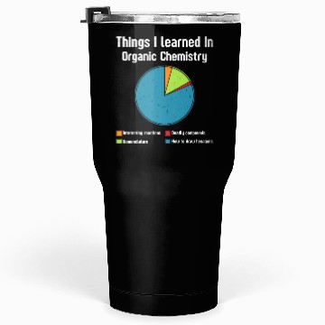 Discover Things i learned in organic chemistry student Tumblers 30 Oz