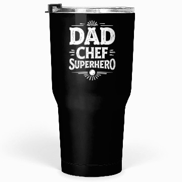 Discover Dad Chef Superhero – Papa Cook Father Tumblers 30 Oz