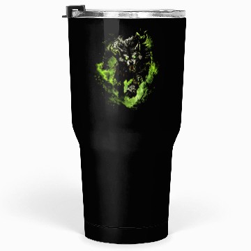Discover Magic Werewolf With Mystical Green Aura Tumblers 30 Oz