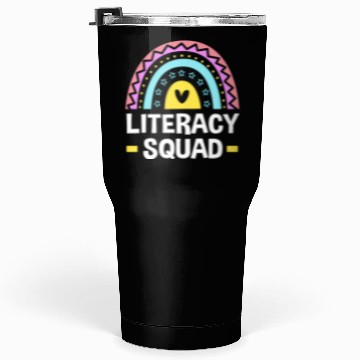 Discover Reading Teacher Book Literacy Squad Tumblers 30 Oz