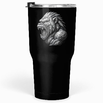 Discover Fierce Geometric angry monkey Tumblers 30 Oz