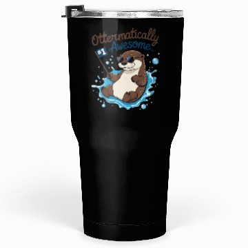 Discover Ottermatically Awesome – Funny Otter Tumblers 30 Oz