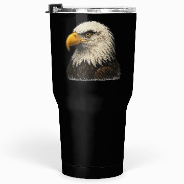 Discover Majestic Bald Eagle Head Illustration Tumblers 30 Oz