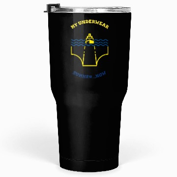 Discover Funny Ship Underwear Summer Teez Tumblers 30 Oz