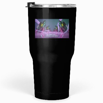 Discover a vibrant digital painting showc Tumblers 30 Oz