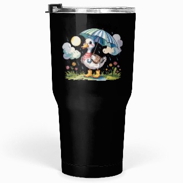 Discover Rainy Day Duck Design Tumblers 30 Oz