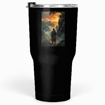 Discover Twilight Ronin Solitude at the Edge Tumblers 30 Oz