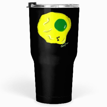 Discover Yellow and green fried egg and flies Tumblers 30 Oz