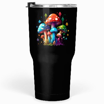 Discover Nature's Psychedelic Mushrooms Tumblers 30 Oz