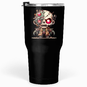 Discover Spiked Bone Monster – Creepy Skeleton Beast Tumblers 30 Oz