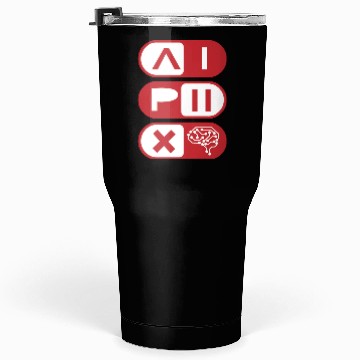 Discover "AI Powered Tumblers 30 Oz – Futuristic Techwear for Code