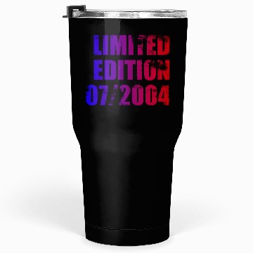 Discover 21st birthday Limited Edition 07/2004 Tumblers 30 Oz
