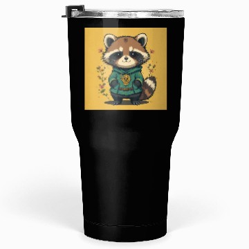 Discover Forest Guardian Raccoon Tumblers 30 Oz