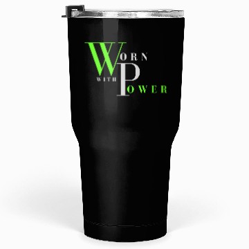 Discover Worn With Power Lime&Gray Tumblers 30 Oz