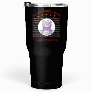 Discover Angel Lover | Cute Bear Love Tumblers 30 Oz