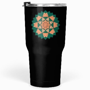 Discover Abstract Starburst Mandala Tumblers 30 Oz