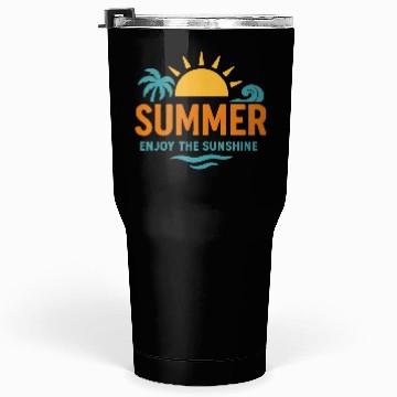 Discover Summer Vibes - Enjoy the Sun Tumblers 30 Oz