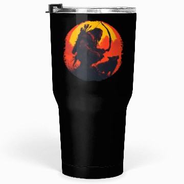 Discover Archer With Wolf In The Sunset Tumblers 30 Oz