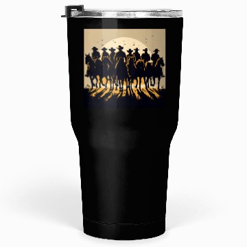 Discover Western Sunset Cowboy Scene Tumblers 30 Oz