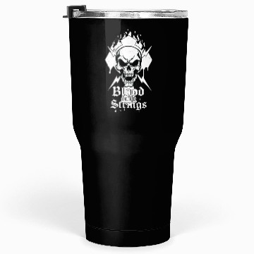 Discover Dark Skull with Lightning and Faith Text Tumblers 30 Oz