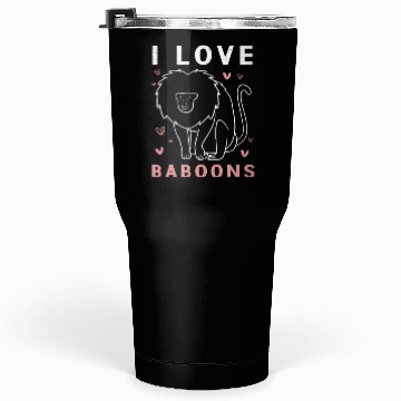 Discover Baboon Animal Monkey Tumblers 30 Oz
