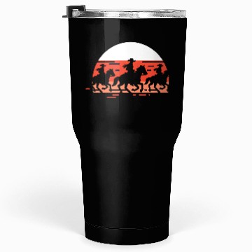 Discover Cowboy Sunset Silhouette Tumblers 30 Oz