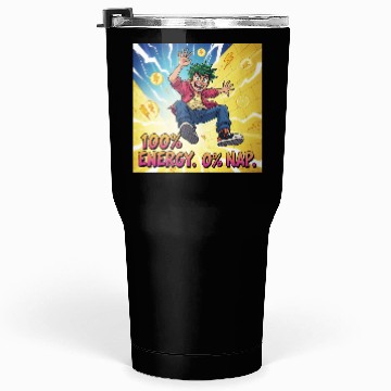 Discover Lemon Bolt No Sleep. Just Zaps Tumblers 30 Oz