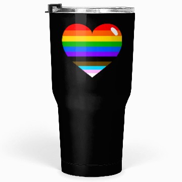 Discover LGBTQ+/Pride/Progress Heart Tumblers 30 Oz