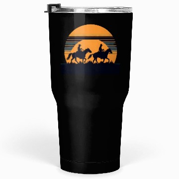 Discover Western Riders at Sunset Tumblers 30 Oz
