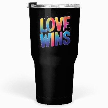 Discover Love Wins Rainbow Script Tumblers 30 Oz – Pride Month Tumblers 30 Oz