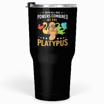 Discover Animal Lover Platypus Tumblers 30 Oz