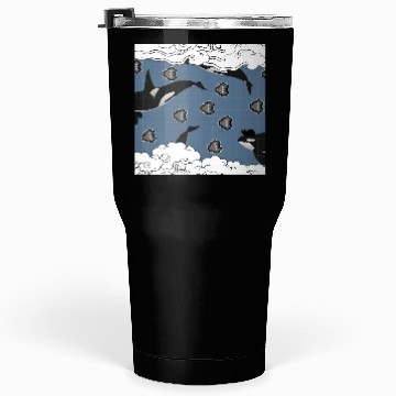 Discover Orca Galaxy Patrol Tumblers 30 Oz