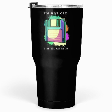 Discover Floppy Disk Data Storage Tumblers 30 Oz