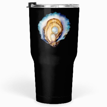 Discover Watercolor Oyster Shell Tumblers 30 Oz