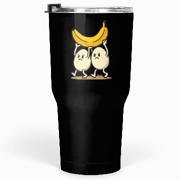 Discover Angry Eggs Carrying Banana – Cartoon Fun Tumblers 30 Oz