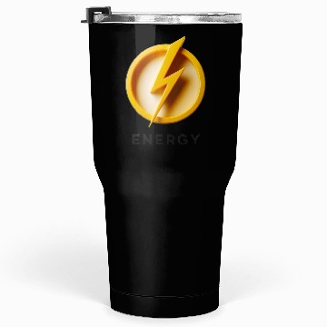 Discover Minimalist Energy Lightning Bolt Cap Design Tumblers 30 Oz
