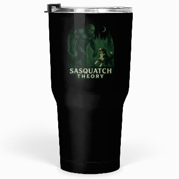 Discover YOWIE BARKING AT SASQUATCH Tumblers 30 Oz
