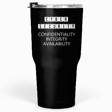Discover CIA Triad - Cyber Security Code Tumblers 30 Oz