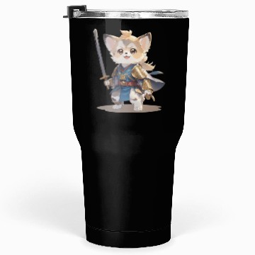Discover Dog Samurai General Tumblers 30 Oz