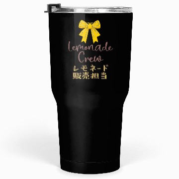 Discover Lemonade Crew Yellow Bow Tumblers 30 Oz