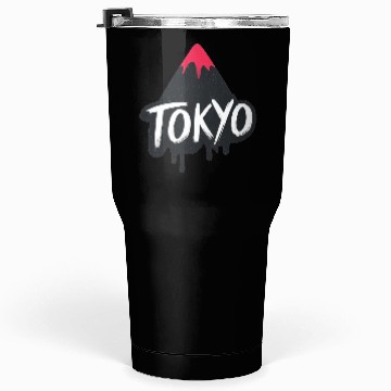 Discover Tokyo Text Design Tumblers 30 Oz