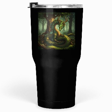 Discover Enchanted Forest Serpent Design Tumblers 30 Oz