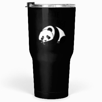 Discover Panda I Hate Mornings Saying Tumblers 30 Oz